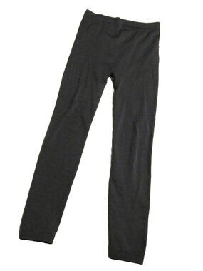 K. Bell Charcoal Gray Fleece Lined Leggings L/XL